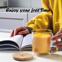 Double Walled Glass Mug
