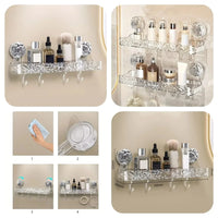 1 Pcs Bathroom Quadrate Shelf