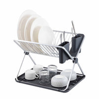 BINCA FOLDABLE ALUMINUM DISH RACK