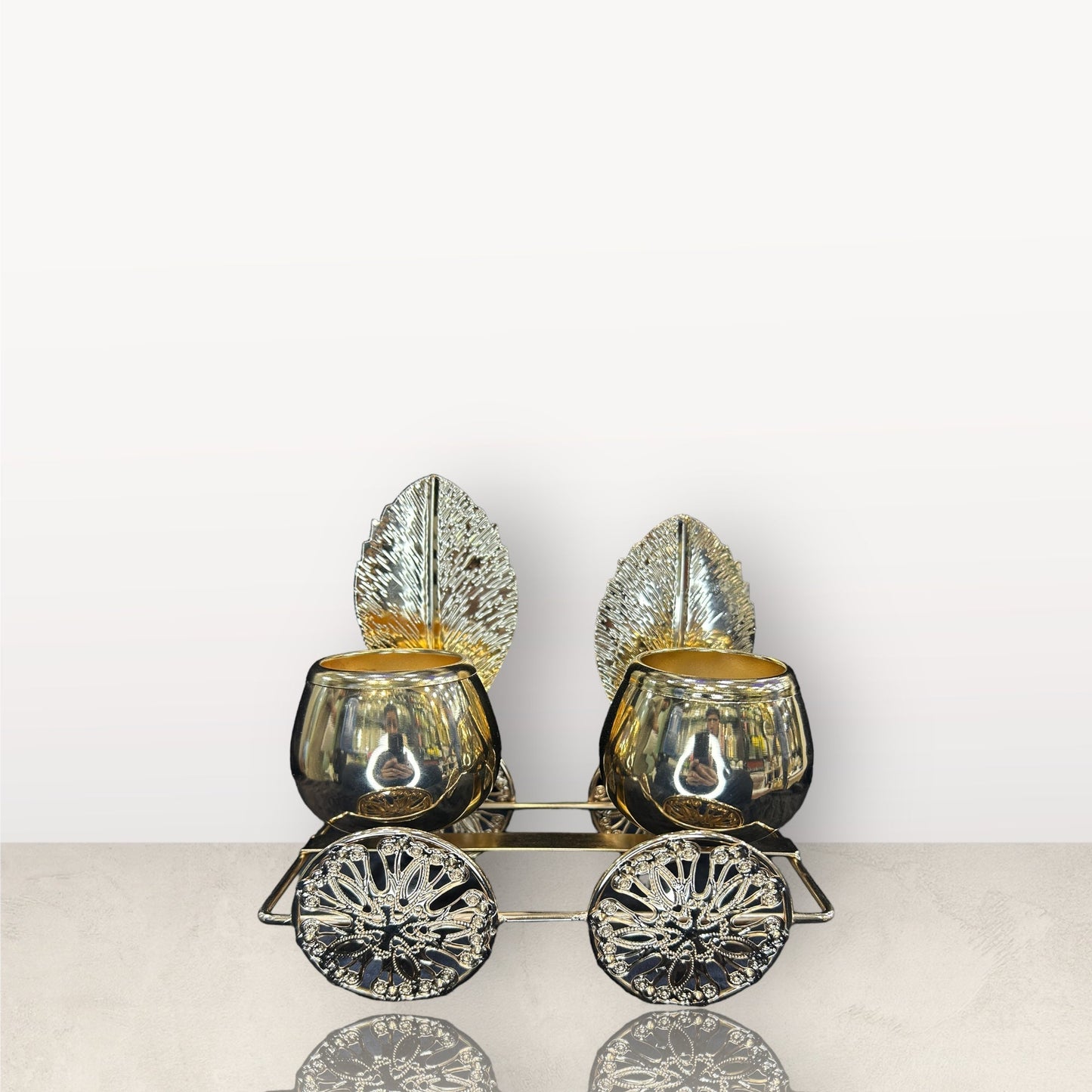 Metal Car Style Candle Stand