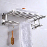 Towel Storage Wall Mounted Foldable Towel Holder
