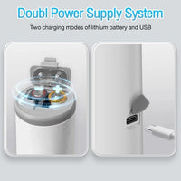 Portable Nebulizer, Handheld Travel Steam Compressor, Handheld Airway Inhale Humidifier Nebulizer, Mesh Atomizer Mini Nebulizer, Medical Asthma Inhaler Atomizer, Cool Mist Inhaler for Adults & Kids, Low Noise Inhaler Nebulizer with Mouthpiece And Mask