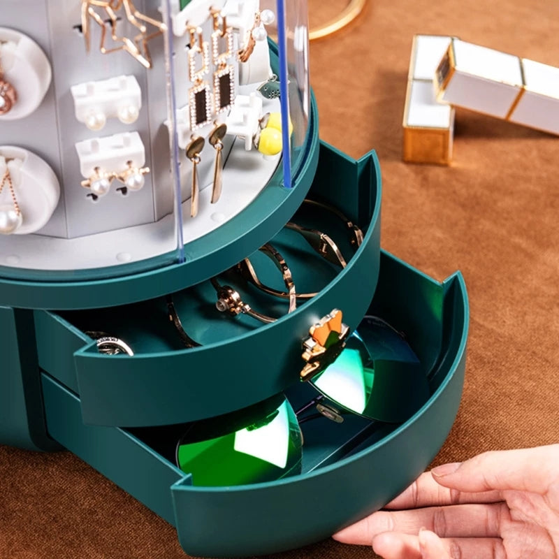 Premium rotating jewellery organizer