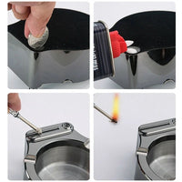 Multifunction Ashtray with Lighter