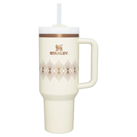 Deco Collection Quencher H2.0 FlowState™ Tumbler | 40 OZ - Cream Gloss Deco