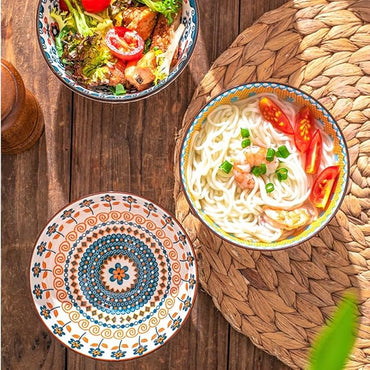 Ceramic Cereal Bowl Set of 6(300ml)