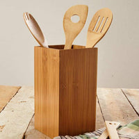 Wooden Spoon Holder – Bamboo Utensil Stand – Eco-Friendly and Multi-Use Storage – HaulJunction