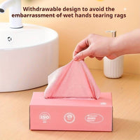 PACK OF 20 REUSABLE RAGS TISSUE BOX