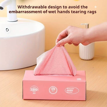 PACK OF 20 REUSABLE RAGS TISSUE BOX
