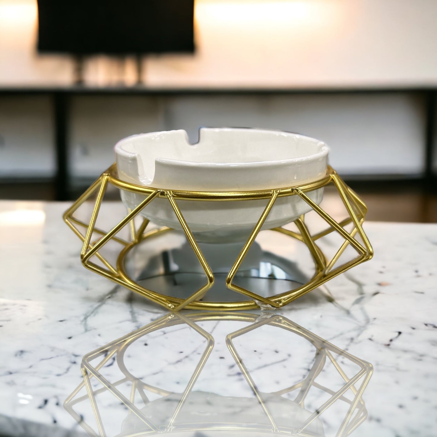 Nordic Iron Ceramic Ashtray Creative