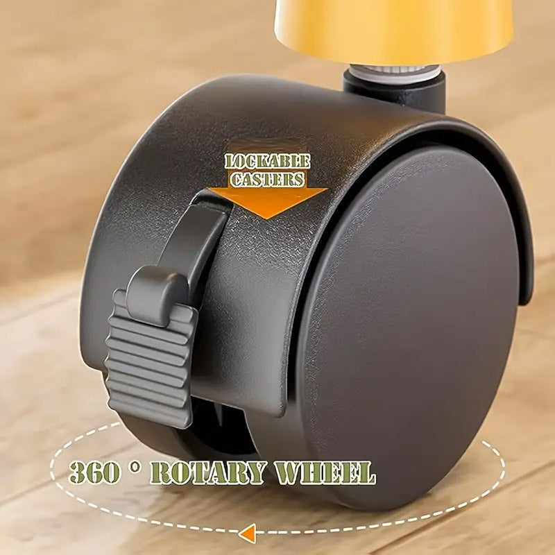 Acrylic Kitchen and Bathroom Storage Trolley