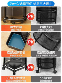 Kitchen Triangle Storage Rack