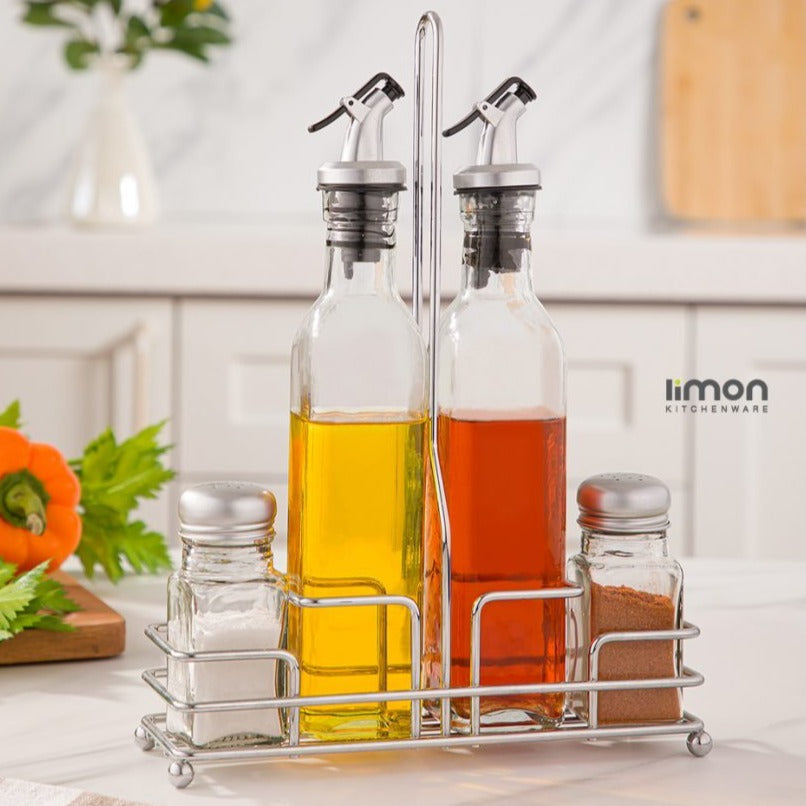 OIL & SALT SHAKER SET 5 Pcs