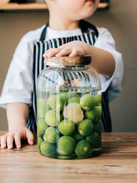 3000ml Glass Jar with Airtight Bamboo Lid