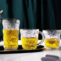 Glacier Pattern Glass with Handle (Set of 6)