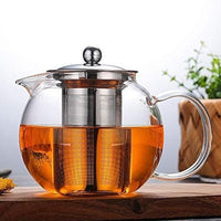 Heat Resistant Glass Teapot with Removable Infuser
