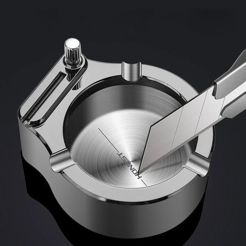 Multifunction Ashtray with Lighter