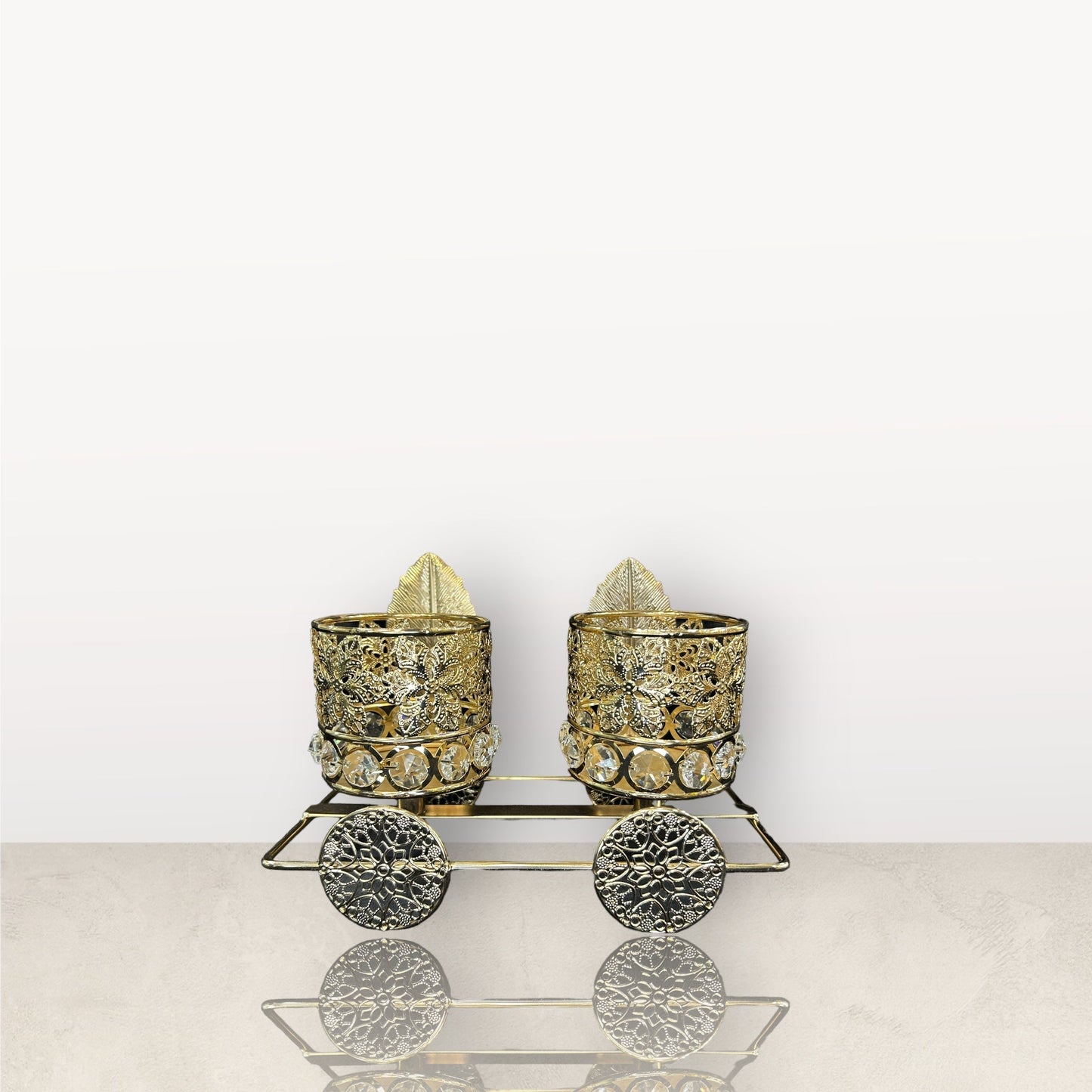 Metal Car Style Candle Stand