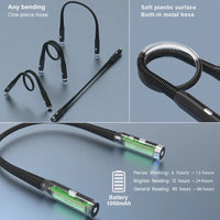 Neck Reading Light, Dual Flash Neck Lamp, Rechargeable Neck Light, 3 Modes Hug Reading Lamp, Portable Book Lamp, Novelty Flashlight, Book Lamp Night Light, Neck Led Light