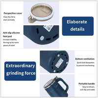 Dry Chilli Grinder, Household Powder Grinding Machine, Electric Grain Crushing Mill, Multifunctional Ultra Fine Grinder, Kitchen Cereal Nuts Beans Spices Flour Powder Polishing Device, Portable Grain Dry Mill Food Bean Grinder