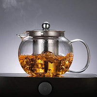 Heat Resistant Glass Teapot with Removable Infuser