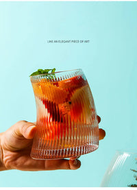 Premium Crystal Cocktail Curve Glass (6 Pcs Set)