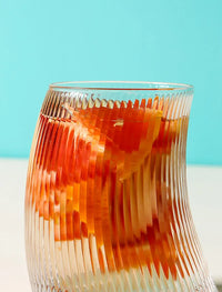 Premium Crystal Cocktail Curve Glass (6 Pcs Set)