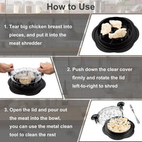 Chicken Shredder Tool – BPA-Free, Dishwasher Safe