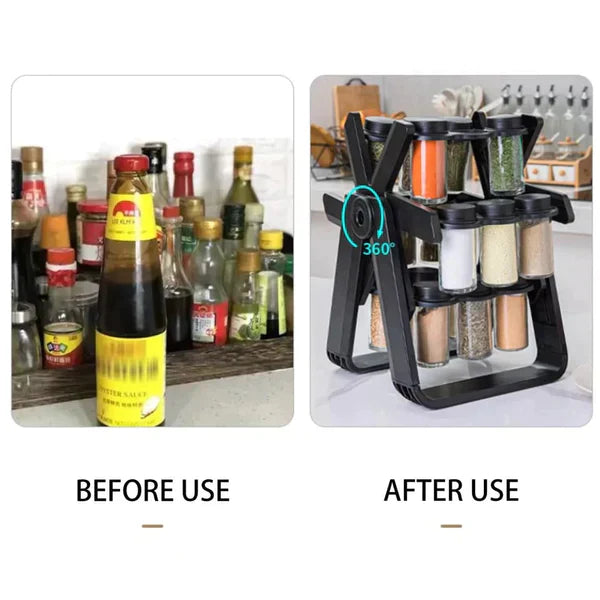Revolving countertop Spice Rack
