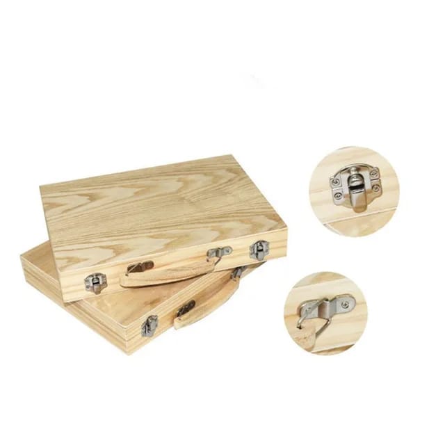 68Pcs Wo oden Art Box
