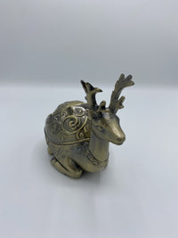 Metallic Deer Ornament Tray