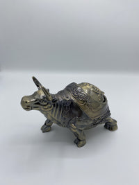 Metallic Bull Ornament Tray