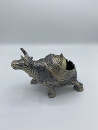 Metallic Bull Ornament Tray