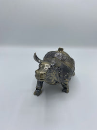 Metallic Bull Ornament Tray