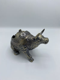 Metallic Bull Ornament Tray