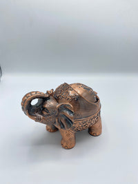 Metallic Elephant Ornament Tray