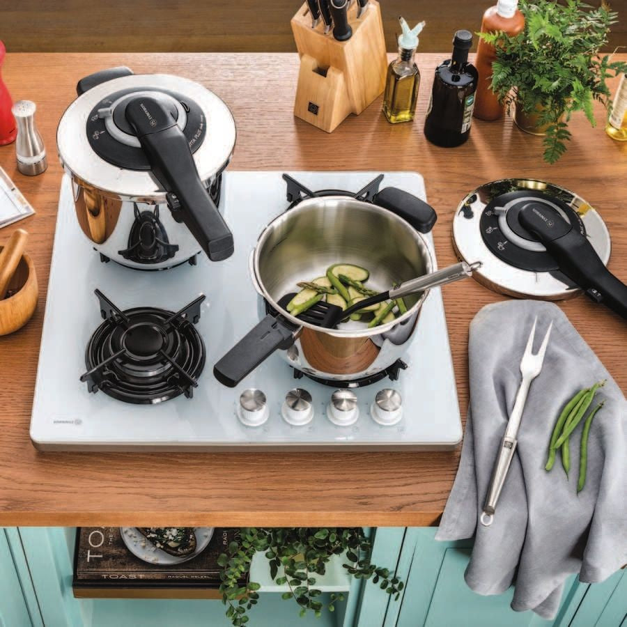Korkmaz A-168 Vita Plus Quattro 4-Piece Pressure Cooker Set