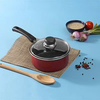 Non Stick Saucepan with Lid – 1.5L Capacity