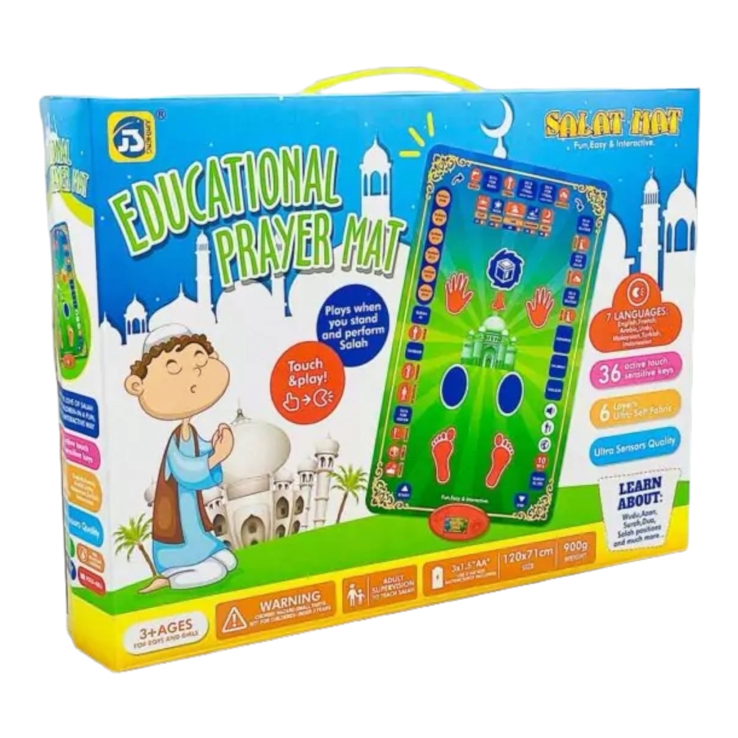 EDUCATIONAL PRAYER MAT FOR KIDS