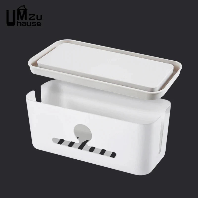 Power Socket Storage Box With Mobile Holder