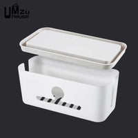 Power Socket Storage Box With Mobile Holder