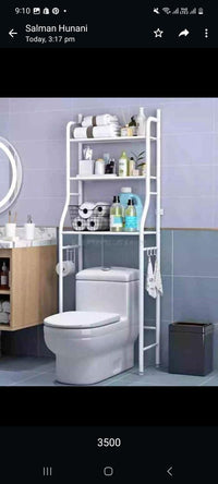 Metal Floor Type Washroom Shelf