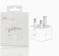 20W USB-C Power Adapter with 3-Pin Plug – Fast Charging Type-C PD Wall Charger