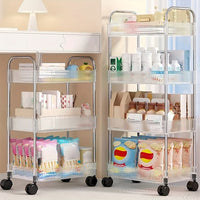 Acrylic Kitchen and Bathroom Storage Trolley