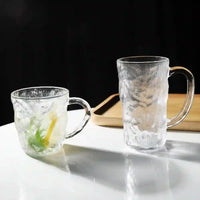 Glacier Pattern Glass with Handle (Set of 6)