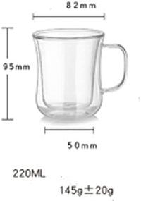 350ml Double Wall Borosilicate Glass Cup