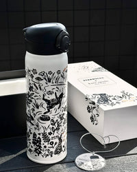 SB Insulated Tumbler - White & Black - 420ml