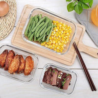 Air Tight Glass Food Containers (Pack of 4)