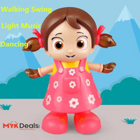 Walking Dancing Doll, Electric Lighting Music Baby Reborn Doll, Musical  Flash Light Baby Doll, Dancing Girl Toy with 3D Lights Music