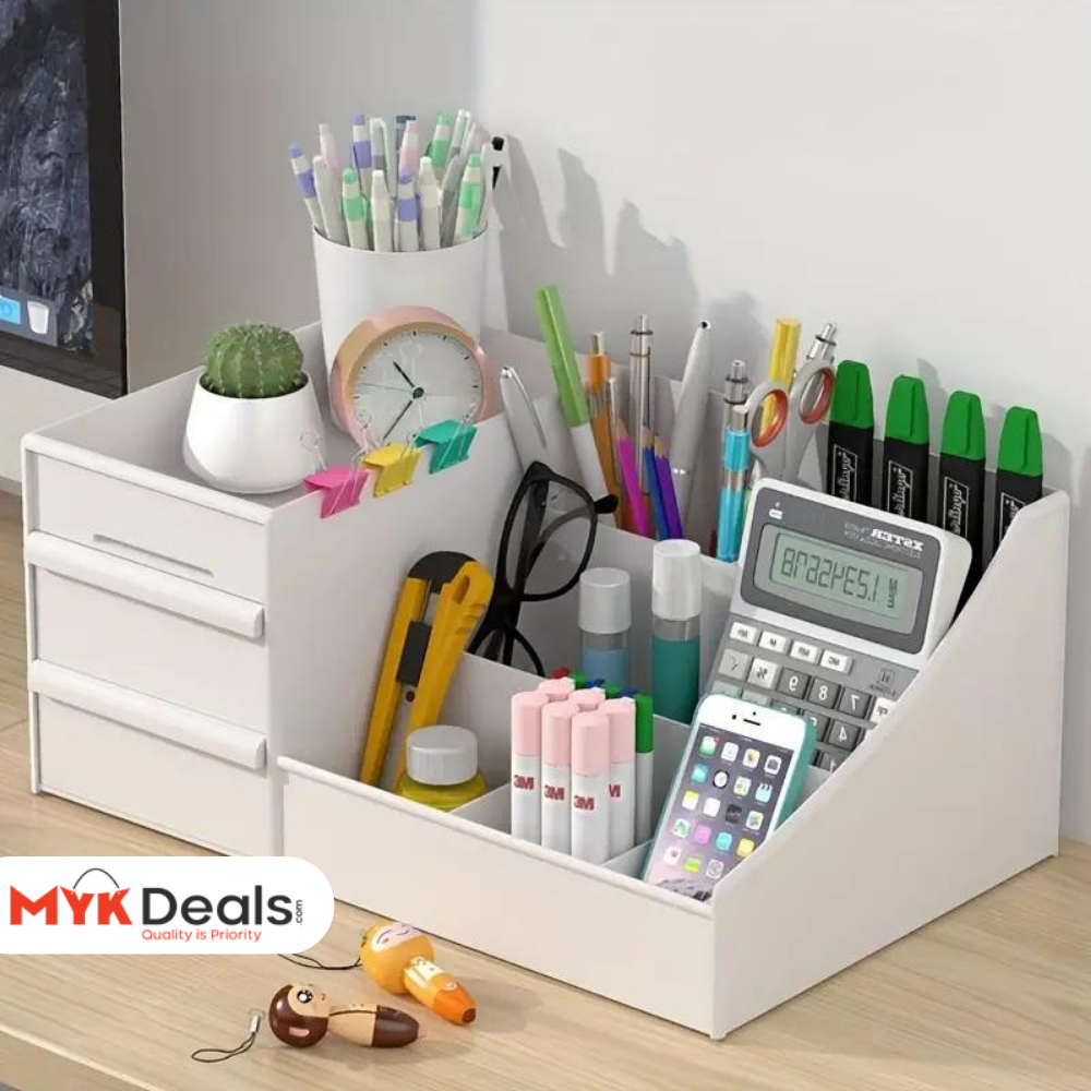 Dresser Table Makeup Box, Desktop Cosmetic Storage Box With Drawer, Makeup Sundries Storage Organizer, Cabinet Sorting Box, Jewelry Nail Polish Makeup Drawer Container, Multifunctional Divisions Desk Organizer, Drawer Head Ornament Sorting Make Up Box